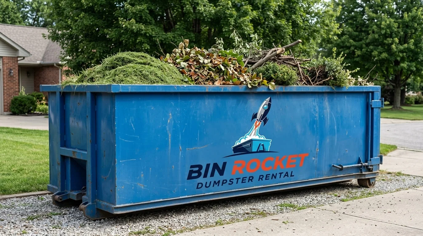 Yard Waste dumpster rental Jackson